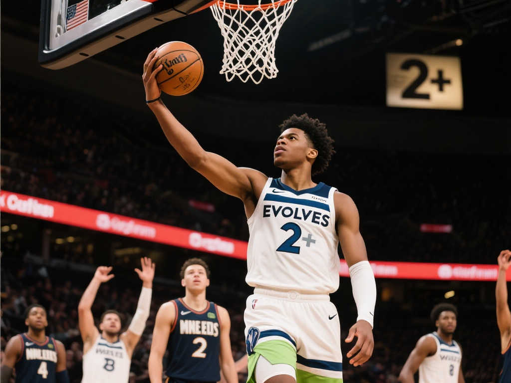 [流言板]爱德华兹突破防守力压追梦完成2+1，开局低迷后连得5分卷土重来